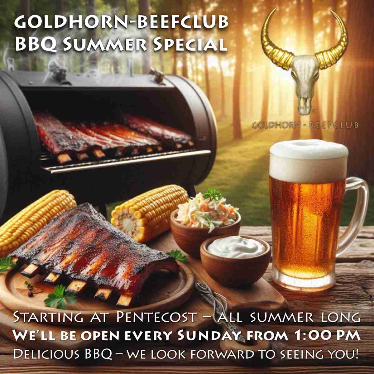 GOLDHORN-BEEFCLUB BBQ Summer Special